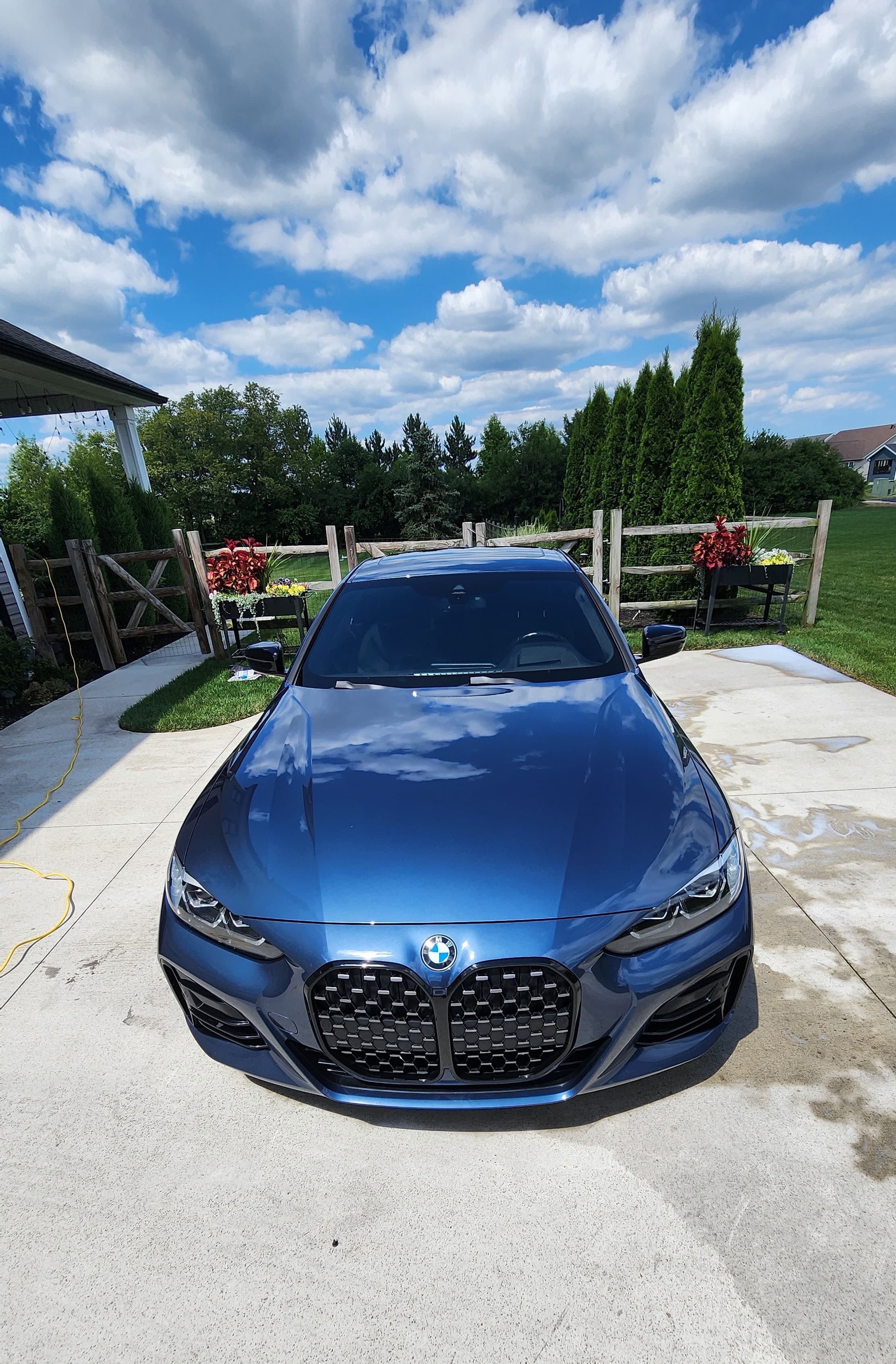 Freshly detailed vehicle interior